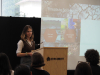 Deniz Dutton presenting