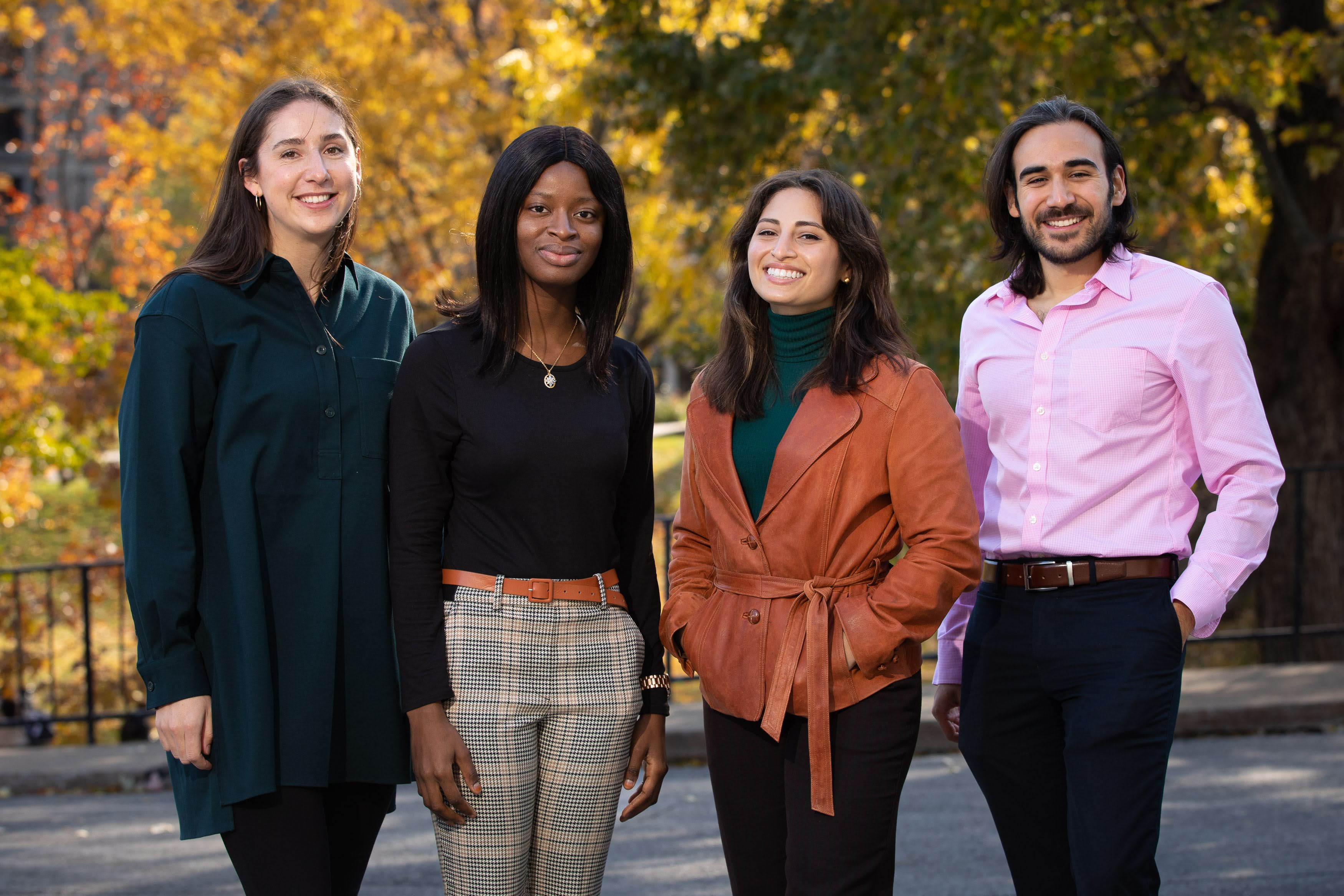 MPP candidates Stephanie Scarlett, Jainaba Beyai, Paola Salas Paredes, and Raul Scorza Figueroa