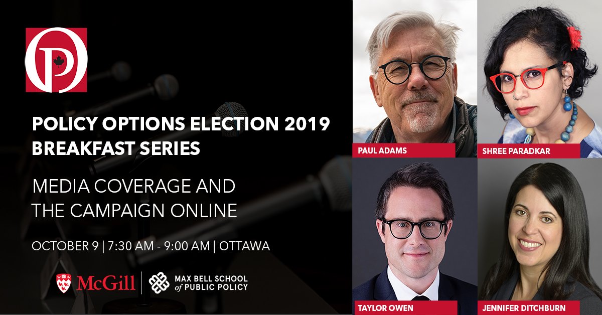 Election 2019 Breakfast Series | Media Coverage &amp; the Campaign Online poster