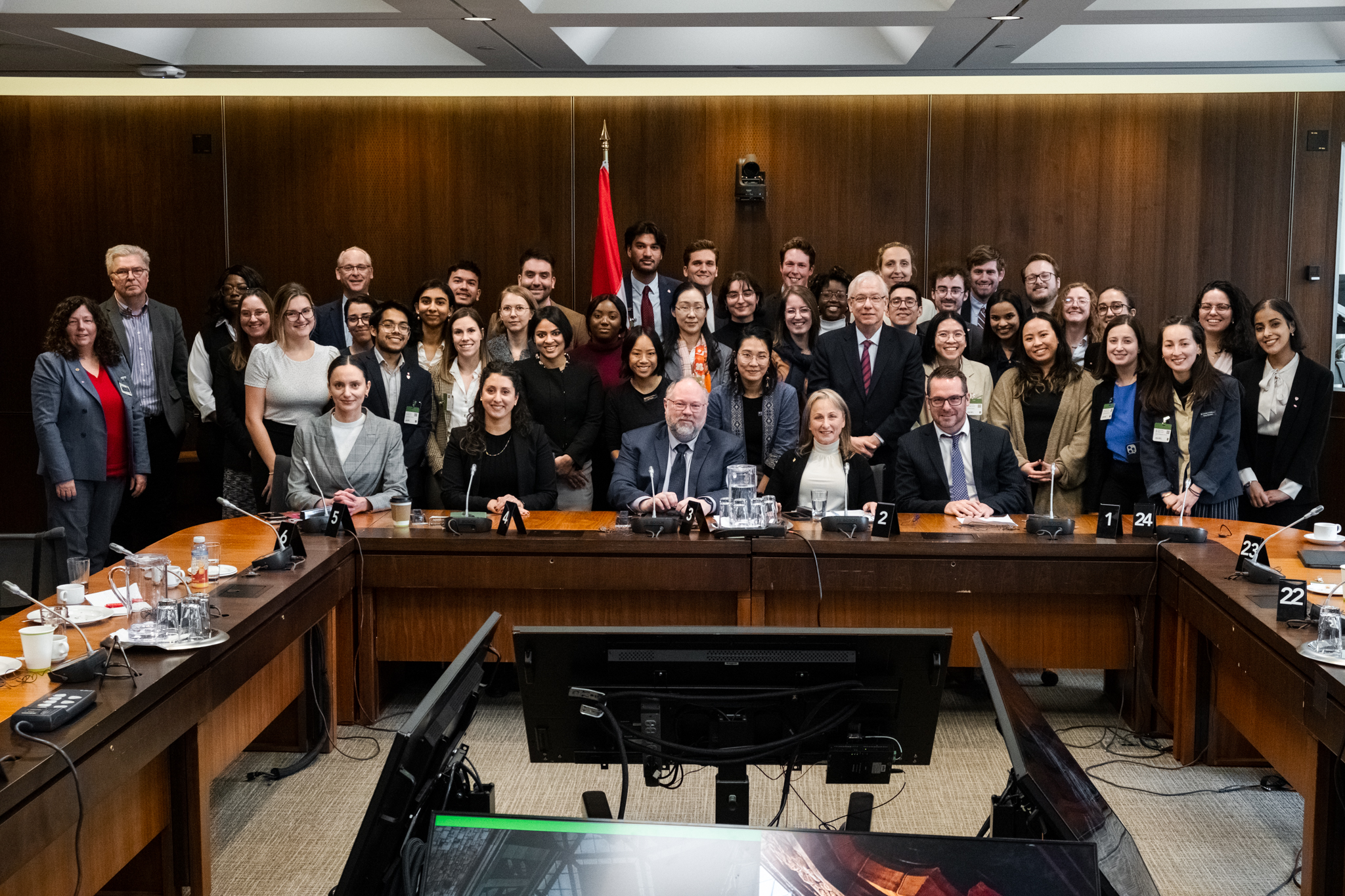 photo of MPP students in Parliament Hill 