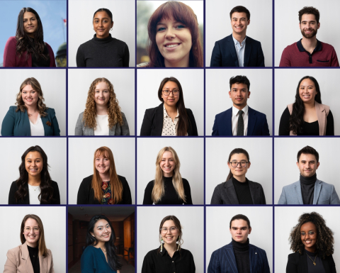 Members of the 2022-2023 cohort of McCall MacBain Scholars