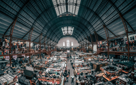 A market in Guanajuato, Mexico