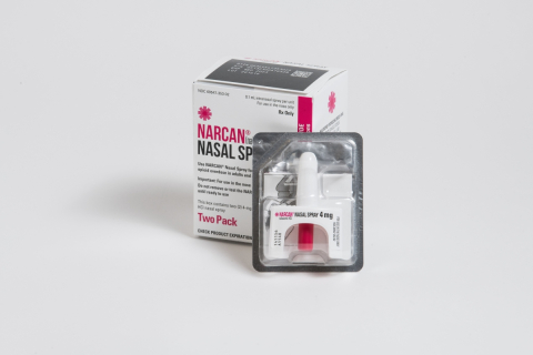 Naloxone nasal spray, used to counter the effects of opioid overdose