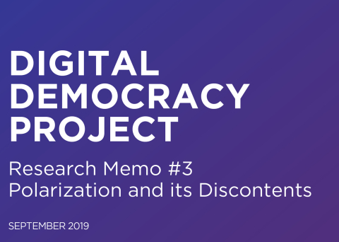 Digital Democracy Project banner Memo #3
