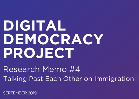 Digital Democracy Project banner Memo #4