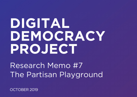 Digital Democracy Project banner Memo #7