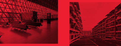 COVID-19 and Public Policy image of empty streets and airport