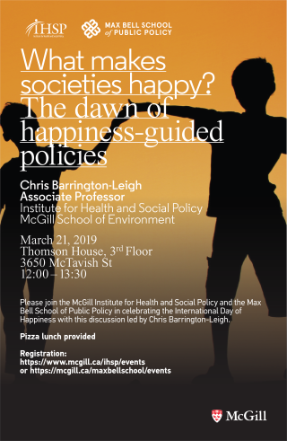 What makes societies happy? The dawn of happiness-guided policies poster