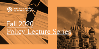 Fall 2020 Policy Lecture Series banner