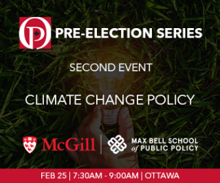 Climate Change Policy | Pre-election Breakfast Series poster