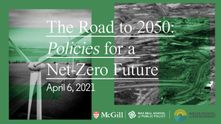 The Road to 2050: Policies for a Net-Zero Future banner