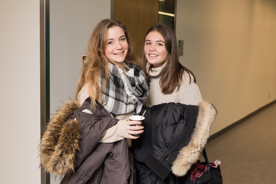 BCom students explored the new Concourse as the Bronfman building now boasts an underground passage to the Armstrong building.