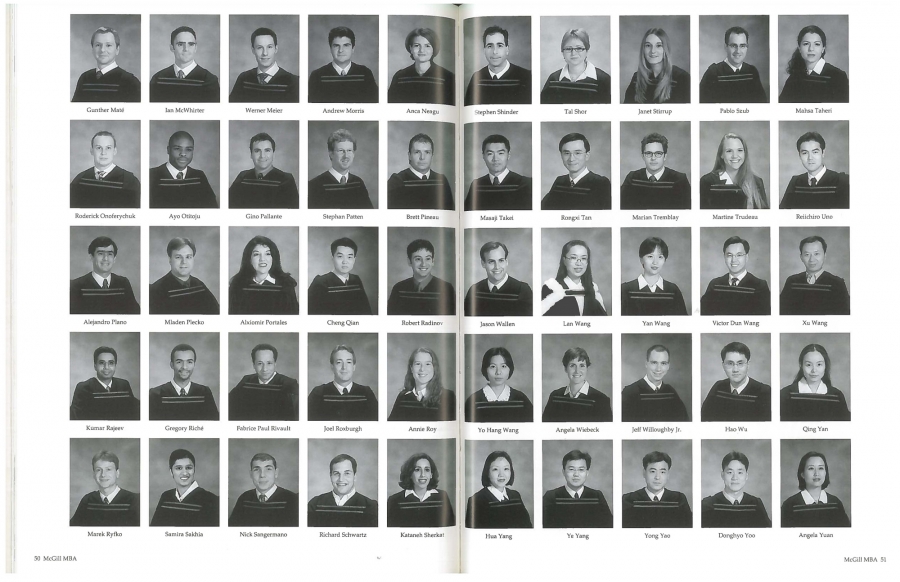 MBA Class of 2001 Yearbook 3
