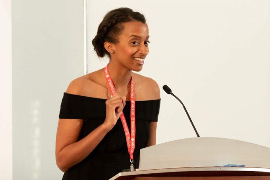 Mariama Dupuis-Sene (BA’10, MBA’18) expertly emcees the events through May 25-26.