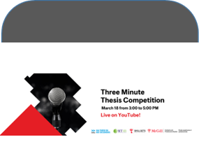 3 Minute Thesis Competition logo