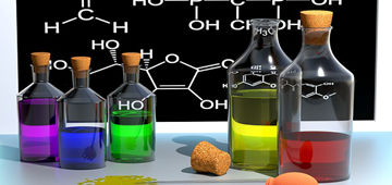 Solvent bottles (meant to illustrate samples for submission, although we accept solids too)