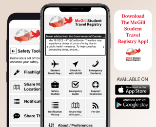 mcgill travel registry