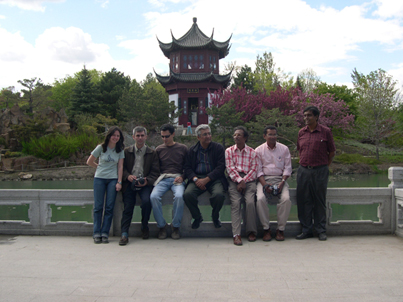 Visit to Botanical Gardens during the EL May Workshop in Montreal.