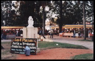 Use of parks and plazas for markets to sell UA products