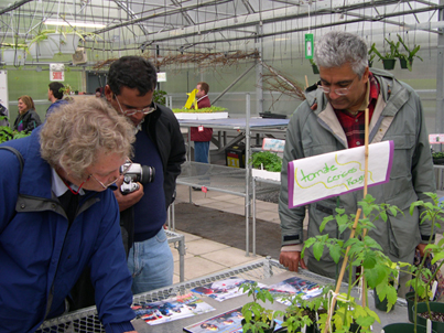 Visit to Green House during the EL May Workshop in Montreal.