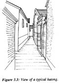 Figure 3.3: View of a typical hutong. 