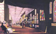 Interior views of the Great Exhibtion of 1851.