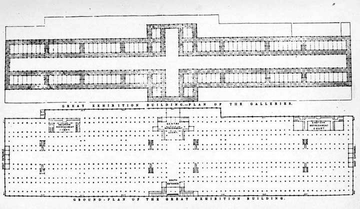Building of the Crystal Palace.