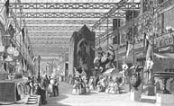 Interior views of the Great Exhibtion of 1851.