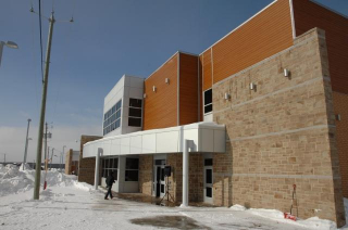 L'hopital de Chisasibi dans les territoires Cree du nord du Quebec.