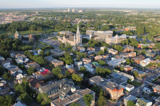 Vue aerienne du MRC de Joliette.