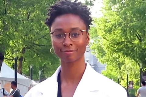 Black female medical student