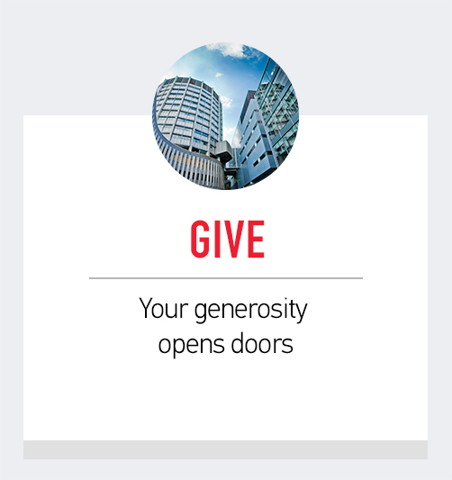 Give - Your generosity opens doors