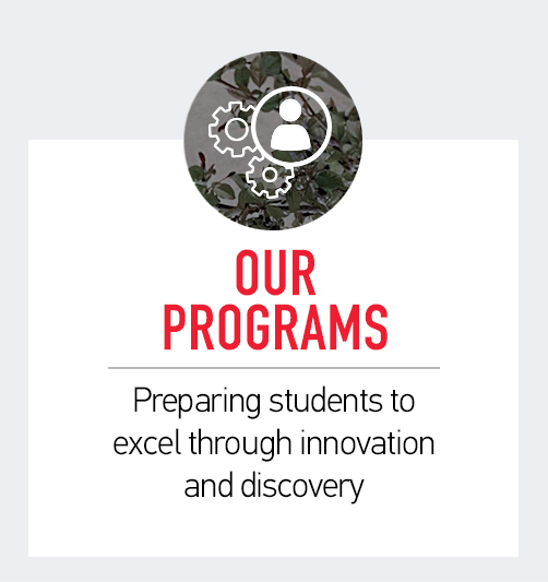 Our Programs: Preparing students to excel through innovation and discovery