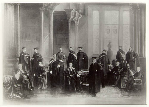 The McGill Medical faculty, 1882 - McGill Archives
