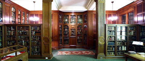 Photo inside Osler Library