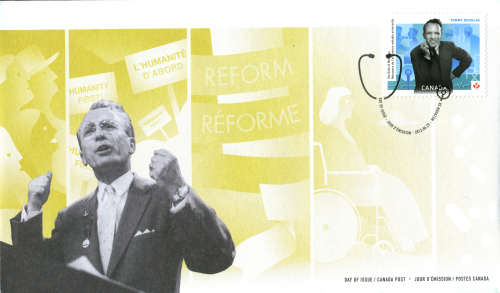 First-day cover Tommy Douglas