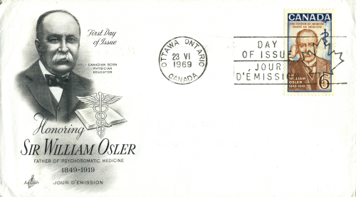 First-day cover William Osler No 3