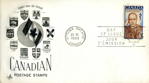 First-day cover William Osler No 5