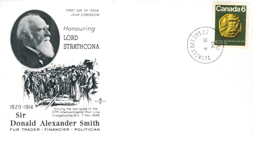 First-day cover Lord Strathcona No 1
