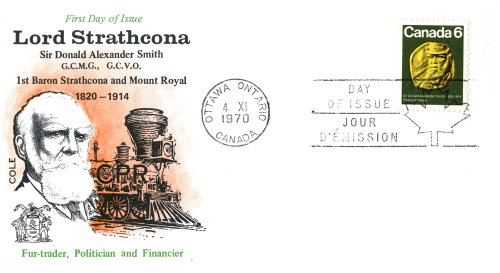 First-day cover Lord Strathcona No 2