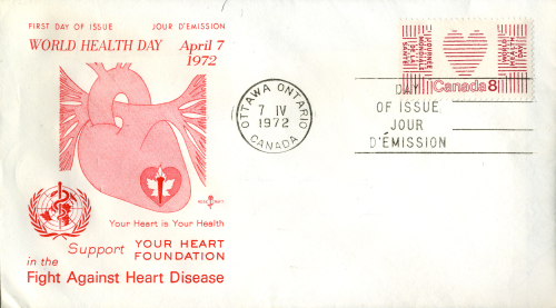 First-day cover WHO Canada