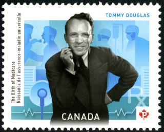 Canadian stamp Tommy Douglas
