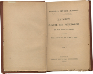 Montreal General Hospital Reports. 1880.