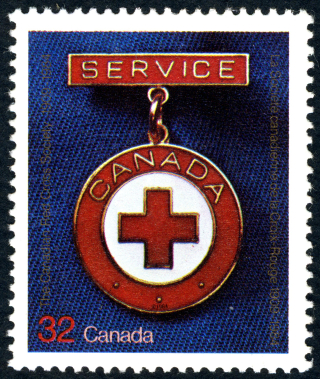Canadian stamp Red Cross