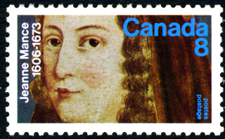 Canadian stamp Jeanne Mance
