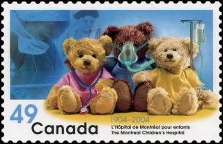 Montreal Childrens Hospital stamp