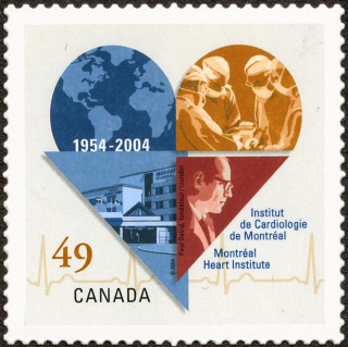 Montreal heart Institute stamp