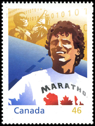 Canadian stamp Terry Fox