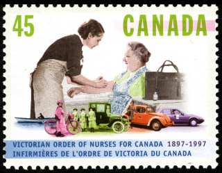 Canadian stamp Victoria Order Nurses