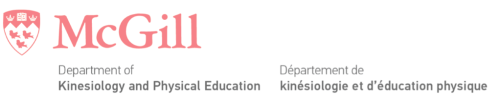 Mcgill Department of Kinesiology and Physical Education letterhead logo